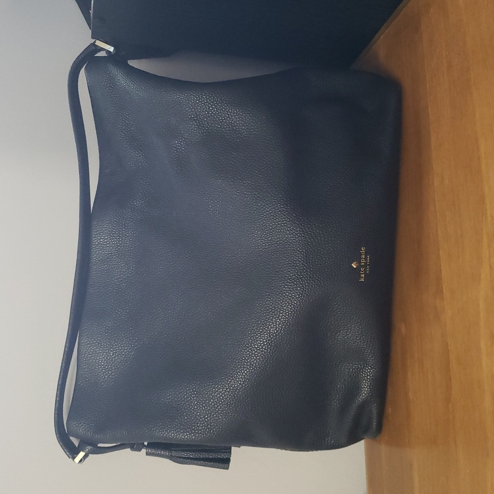 Kate Spade Black Leather Shoulder Bag